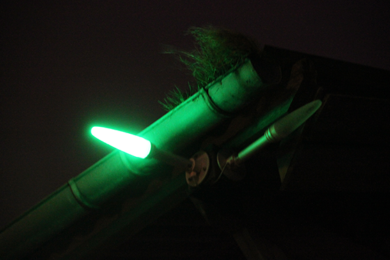 Balise verte rénovée - Port de Saint Nazaire, France - Photo Vincent Laganier