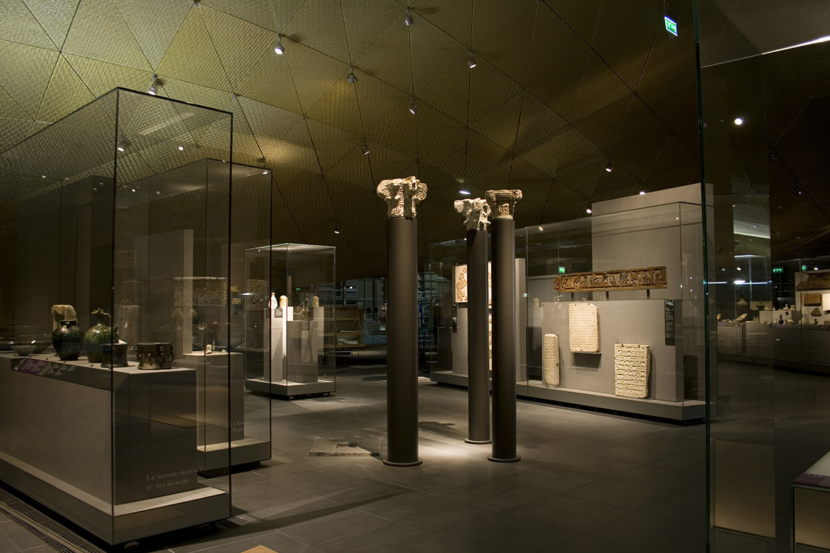 Musée du Louvre, cour Visconti, département des Arts de l'Islam - Architecte Bellini et Ricciotti - Concepteur lumière et photo 8’18’’