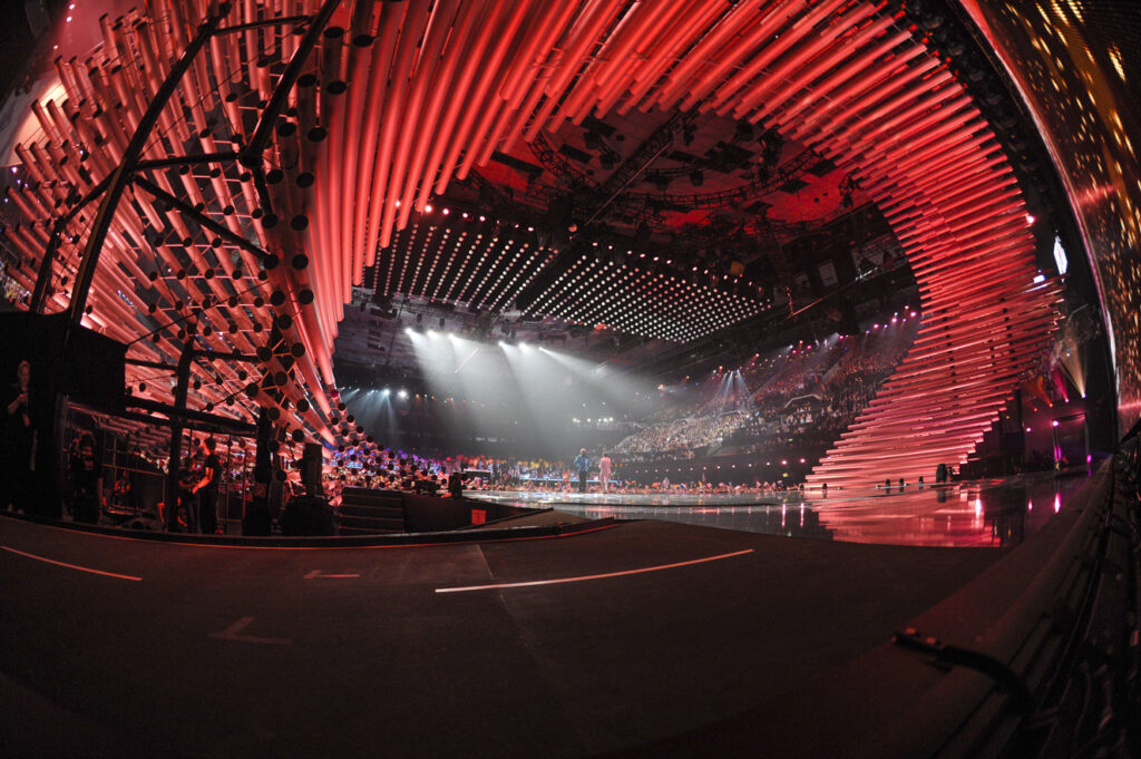 Eurovision 2015 du fond de la scène © Andres Putting (EBU)