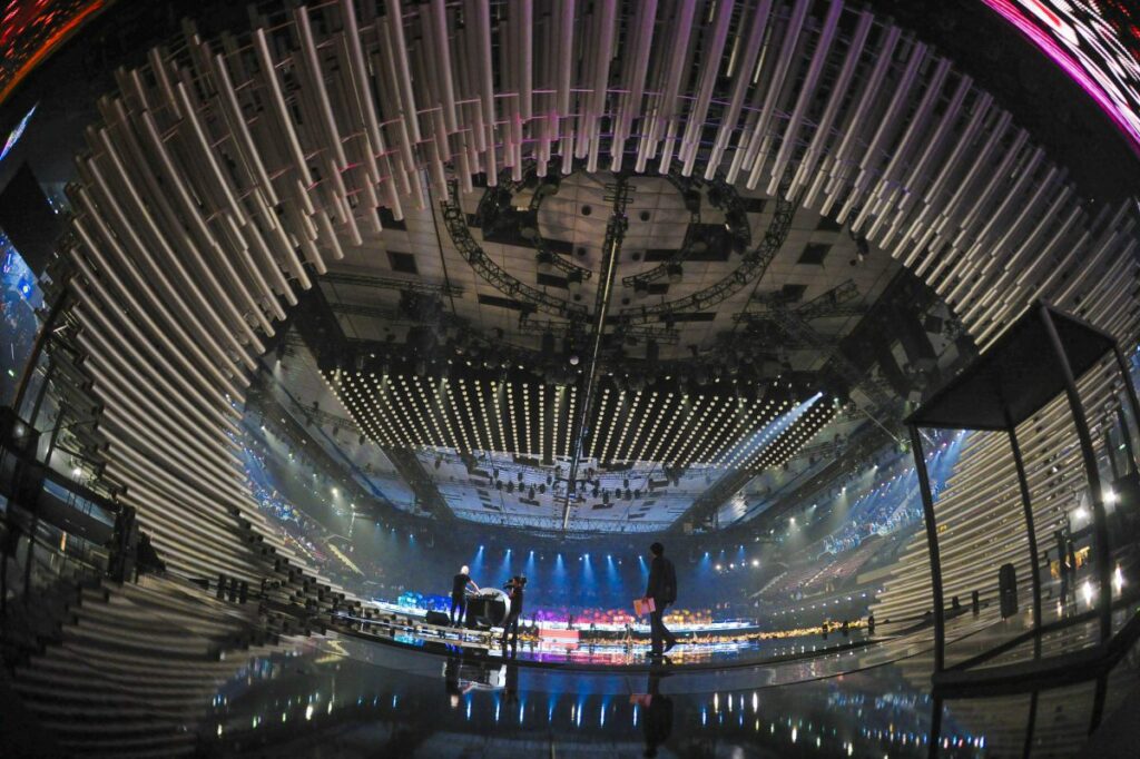 Eurovision 2015 du fond de la scène © Andres Putting (EBU)