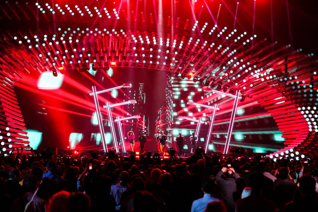 Eurovision 2015 Création lumière et scénographie © Elena Volotova (EBU)