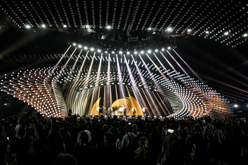 Eurovision 2015 Création lumière et scénographie © Elena Volotova (EBU)