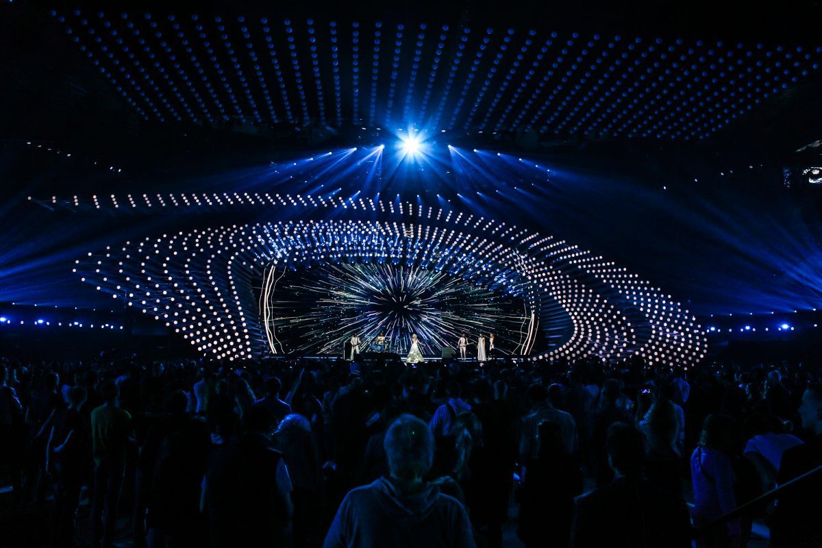 Eurovision 2015 Création lumière et scénographie © Elena Volotova (EBU)