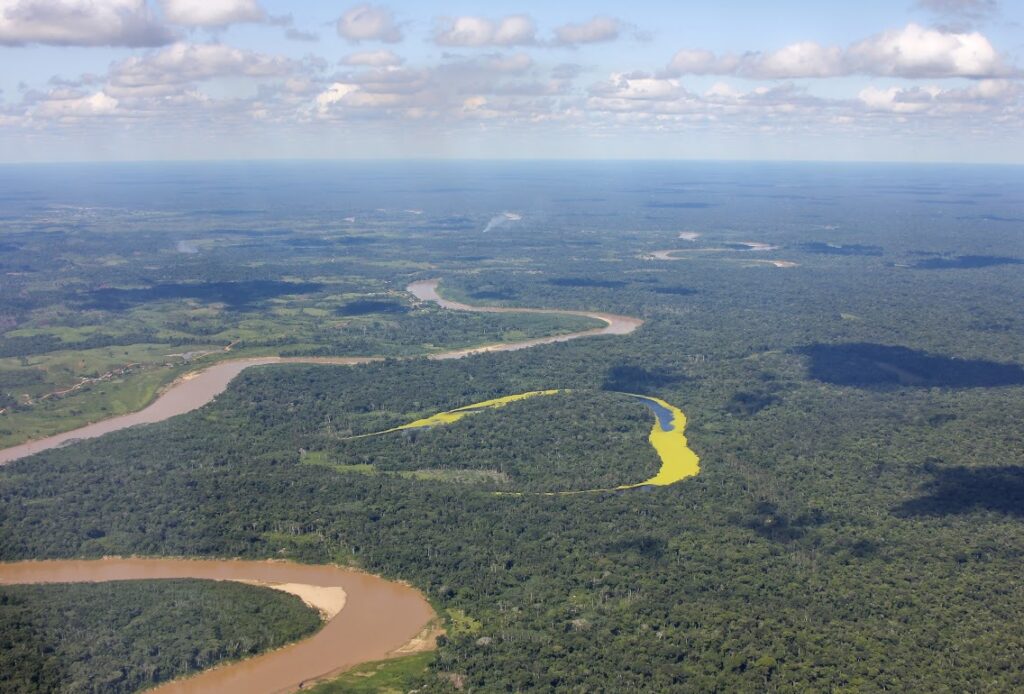 Amazonie, vue d'avion, Brésil - Photo Naziha Mestaoui