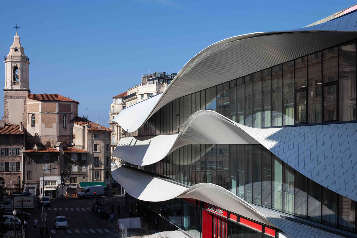 Galeries Lafayette, Centre Bourse, Marseille, France - Citynove, Architectes Moatti-Rivière - Photo Frédérique Félix-Faure
