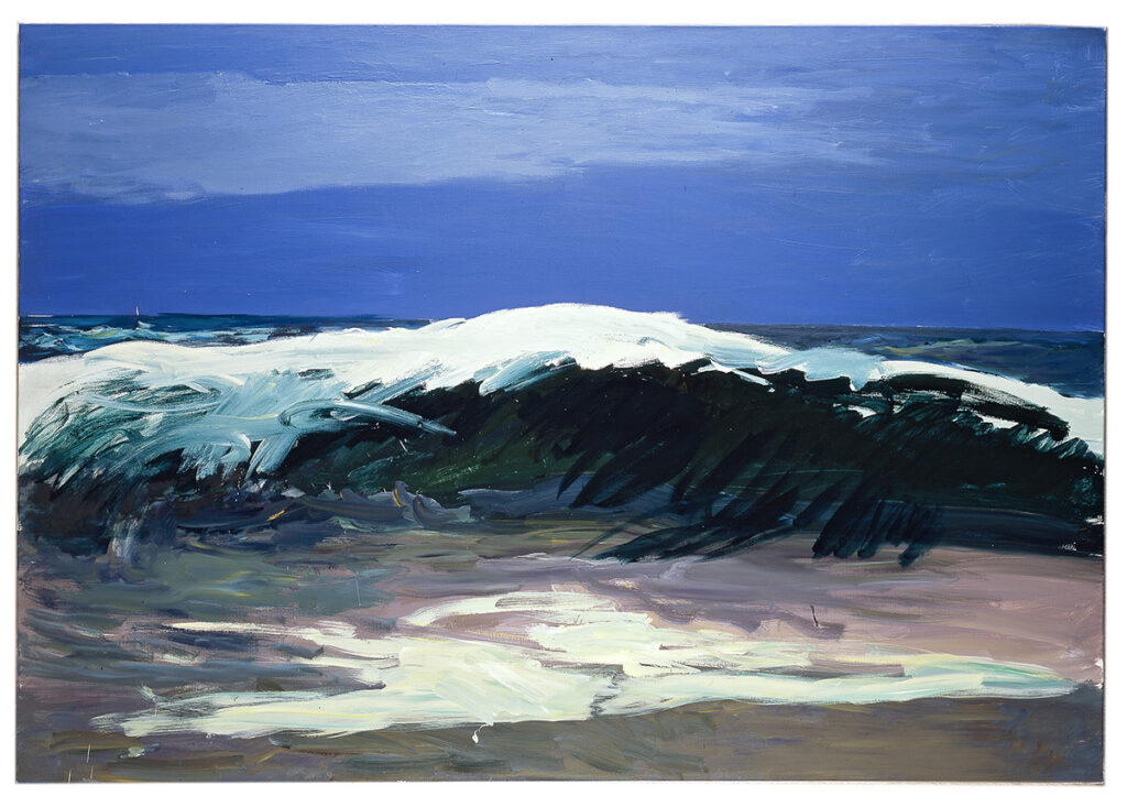 Patrice Giorda, La vague, 2015, 114 x 162 cm © Gilles Framinet