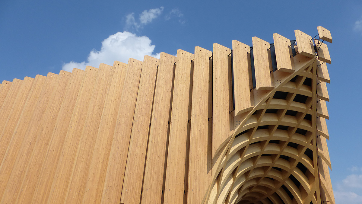 Expo 2015, Pavillon France, Milan, Italie - Angle de l'architecture - Architectes XTU - Photo Vincent Laganier