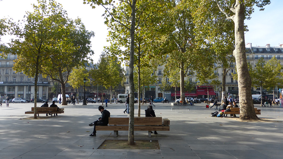 Place de la république, Paris, France - Photo Vincent Laganier