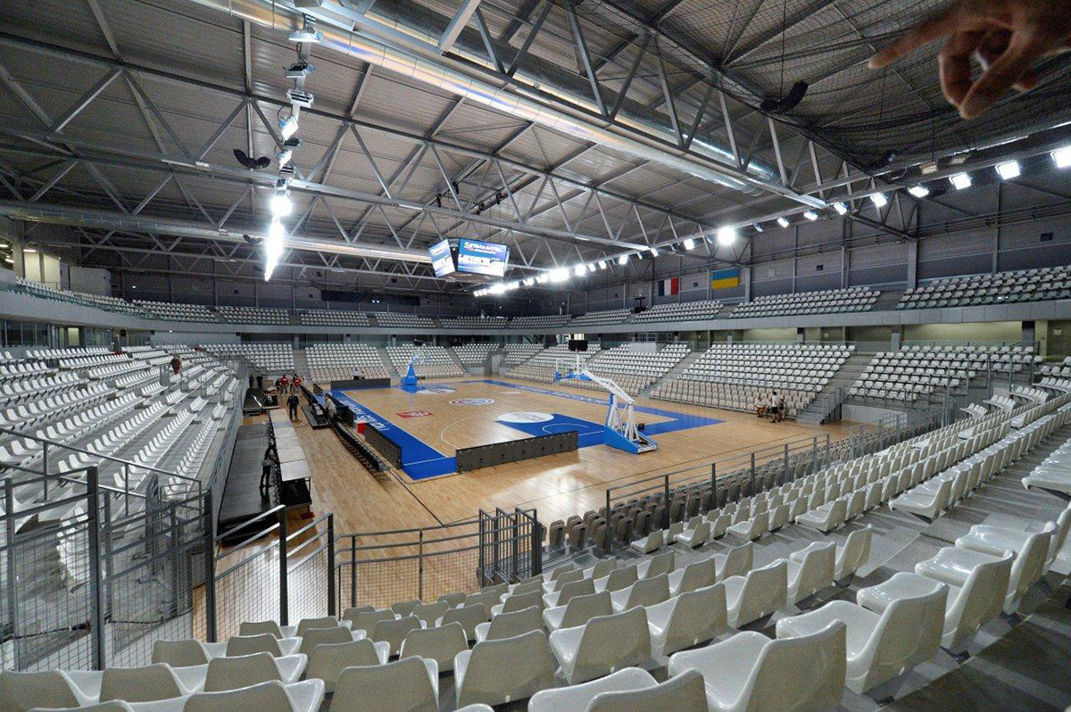 Configuration basket - Salle sportive métropolitaine, Rezé, France - Architectes Chaix & Morel et Associés - Photo Nantes Métropole
