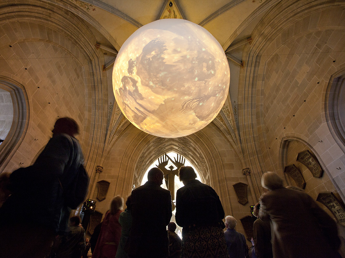 Solar Equation, Ulmer Munster, Ulm, Allemagne 2015 © Rafael Lozano Hemmer