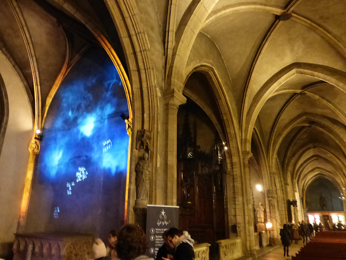 Light My Prayer, église Saint-Bonaventure, Lyon, France - 8 décembre 2015 © Hack My Church - Photo Vincent Laganier