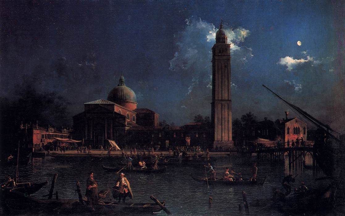 Veillée nocturne a San Pietro di Castello © Canaletto, 1760
