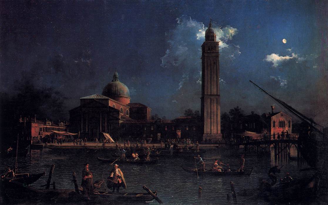 Veillée nocturne a San Pietro di Castello © Canaletto, 1760