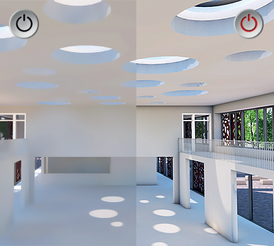 Occlusion ambiante avec Allplan Architecture, logiciel BIM © Nemetschek