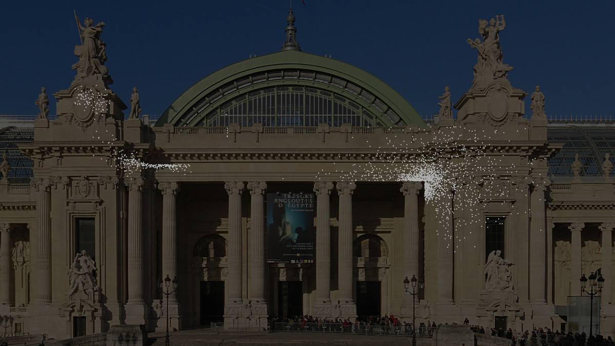 Antoine Schmitt, Façade Life , Simulation , Photo originale Sanchezn - Courtesy Galerie Charlot