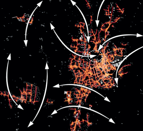 Défragmenter la matrice éco-paysagère nocturne, augmenter la connectivité écologique © Samuel Challéat - Collectif Renoir, UMR 5193 LISST-Dynamiques Rurales, Toulouse