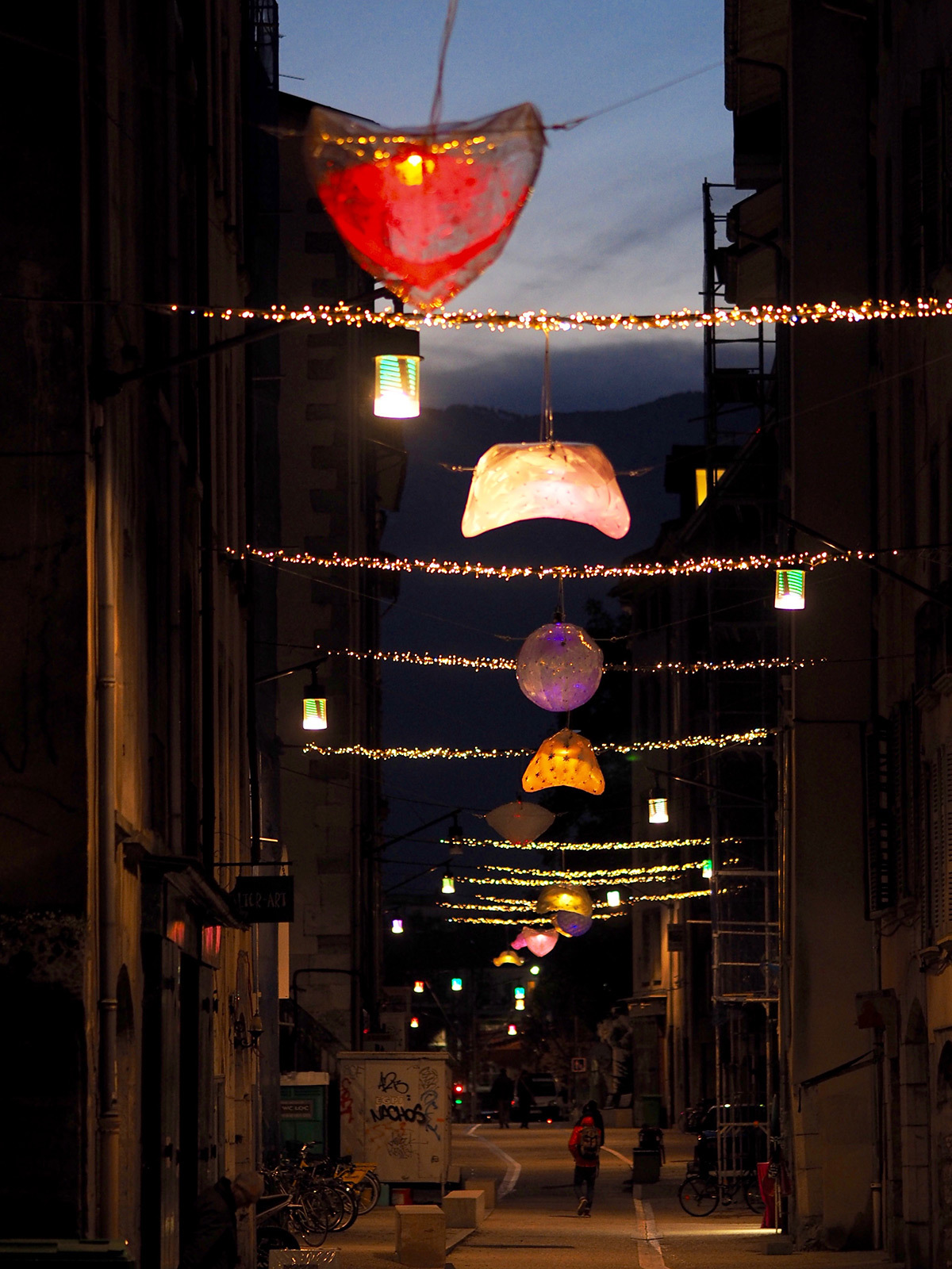 Les CoCColithes de la rue Saint-Laurent, Grenoble - Collectif Abat-Jour - Decembre 2015 © Anastasia Sokolnikova et Jean-David Boucher