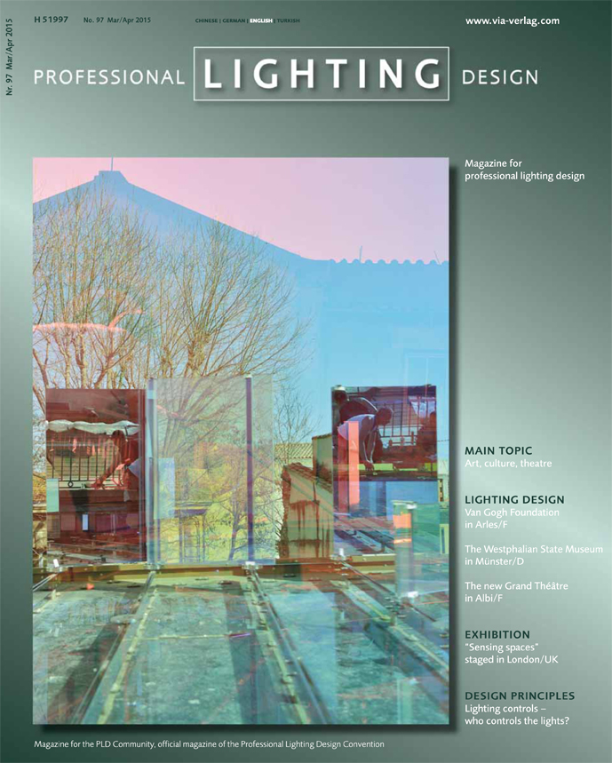 Couverture du magazine PLD - March-April 2015 - No 97 © Wonderfulight, Vincent Van Gogh - Fondation Arles - VIA Verlag