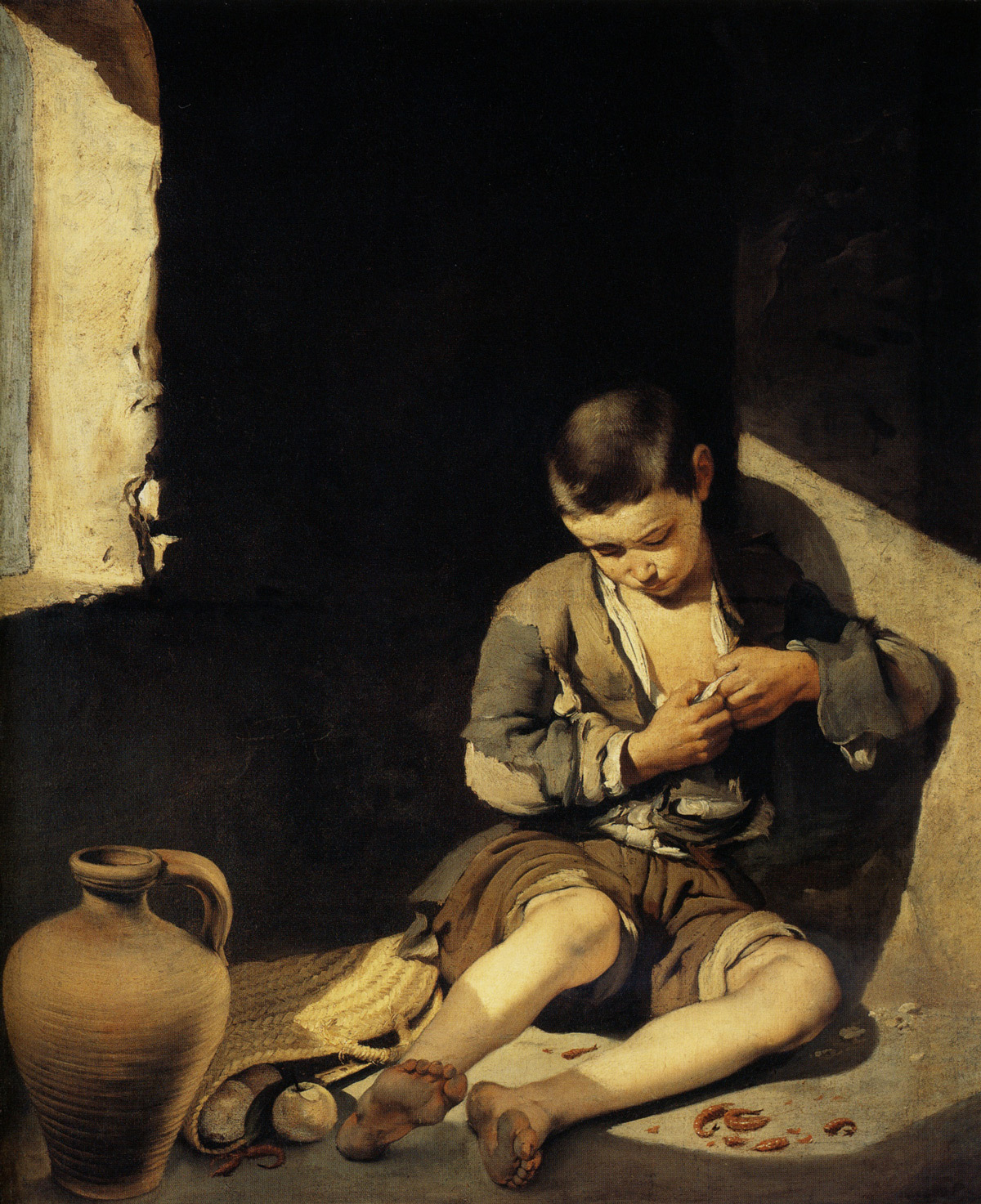 Bartolome Esteban Murillo, Le jeune mendiant © Collection du Musée du Louvre, Paris - Wikipédia