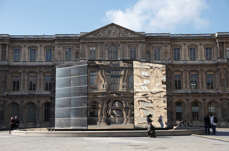Eva Jospin - Panorama, cours carrée du Louvre, Paris © Eva-Jospin - Architecture Outsign - Courtesy Noirmontartproduction - Musée du Louvre - Antoine Mongodin