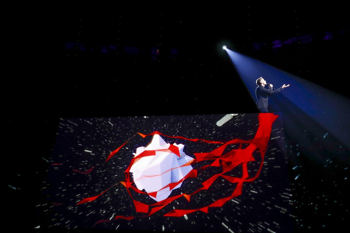 Russie, Sergey Lazarev, Eurovision 2016, Stockholm Globe Arenas, Suede © Andres Putting (EBU)