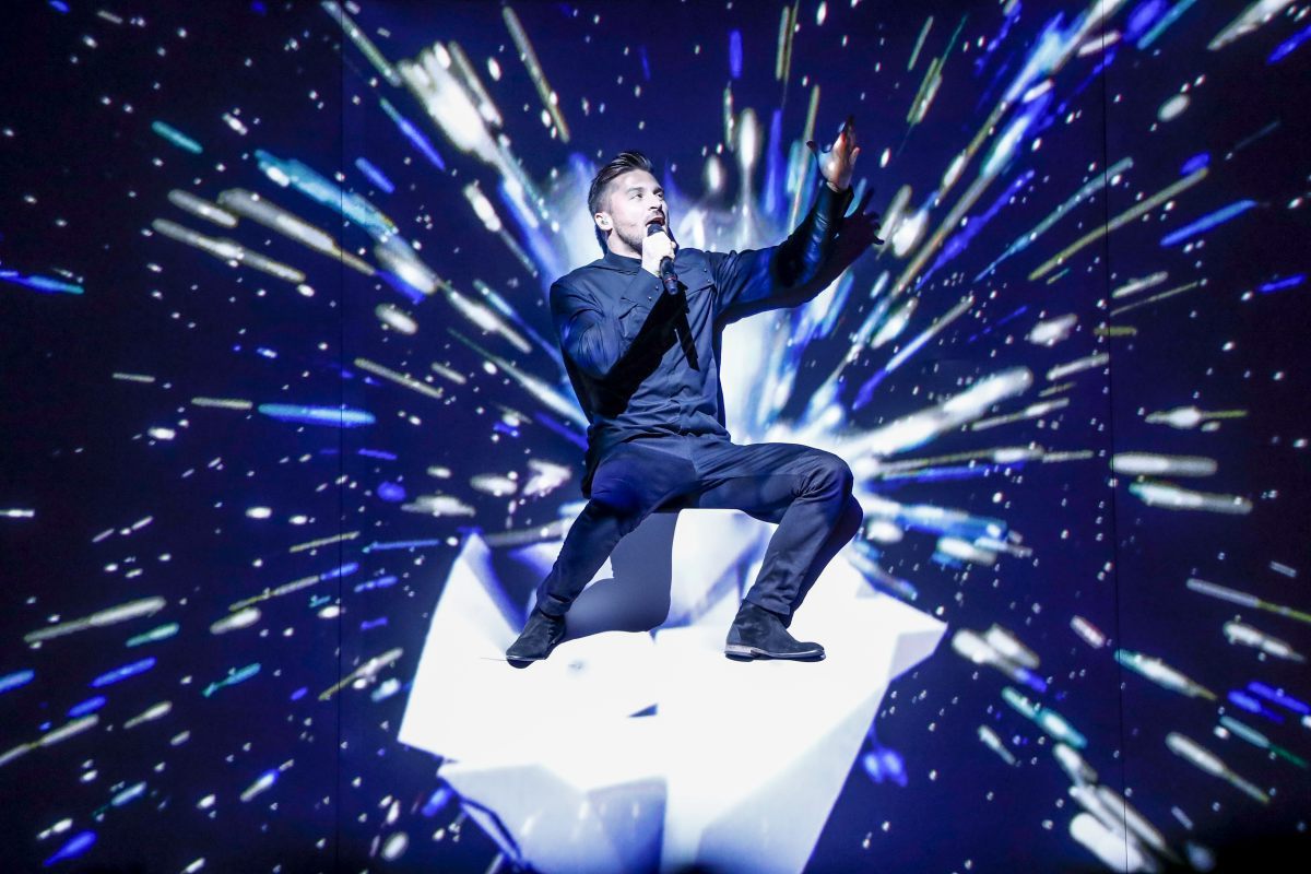 Russie, Sergey Lazarev, Eurovision 2016, Stockholm Globe Arenas, Suède © Anna Velikova (EBU)