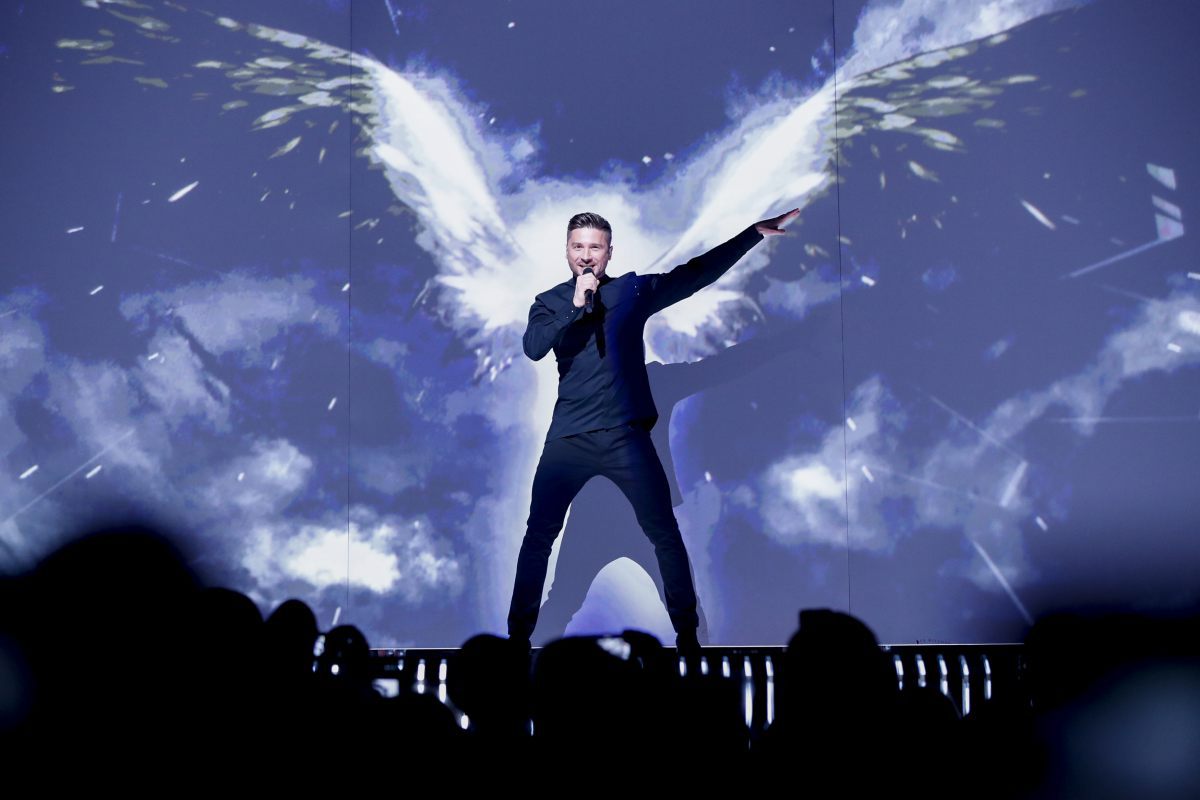 Russie, Sergey Lazarev, Eurovision 2016, Stockholm Globe Arenas, Suède © Anna Velikova (EBU)