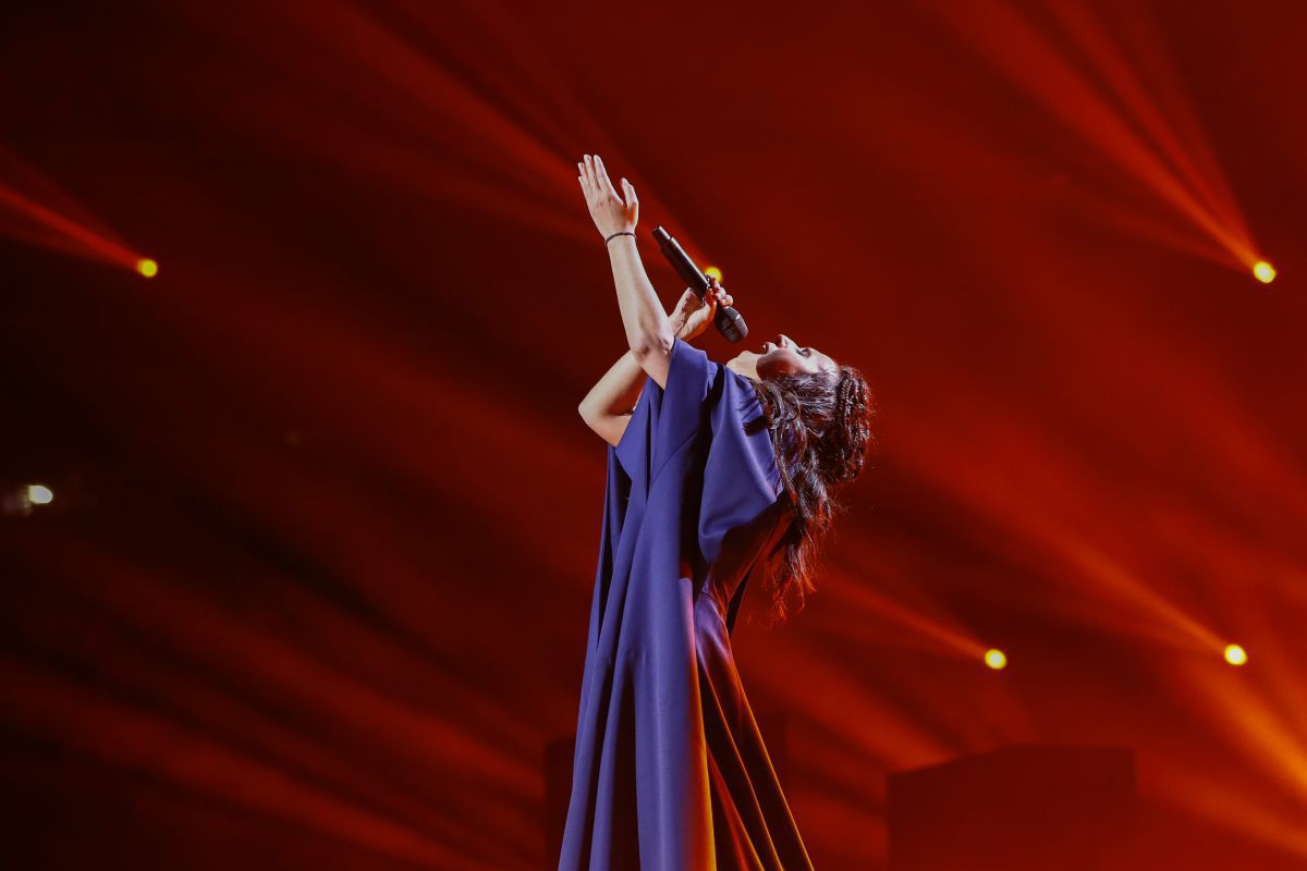 Ukraine, Jamala, Eurovision 2016, Stockholm Globe Arenas, Suede © Andres Putting (EBU)