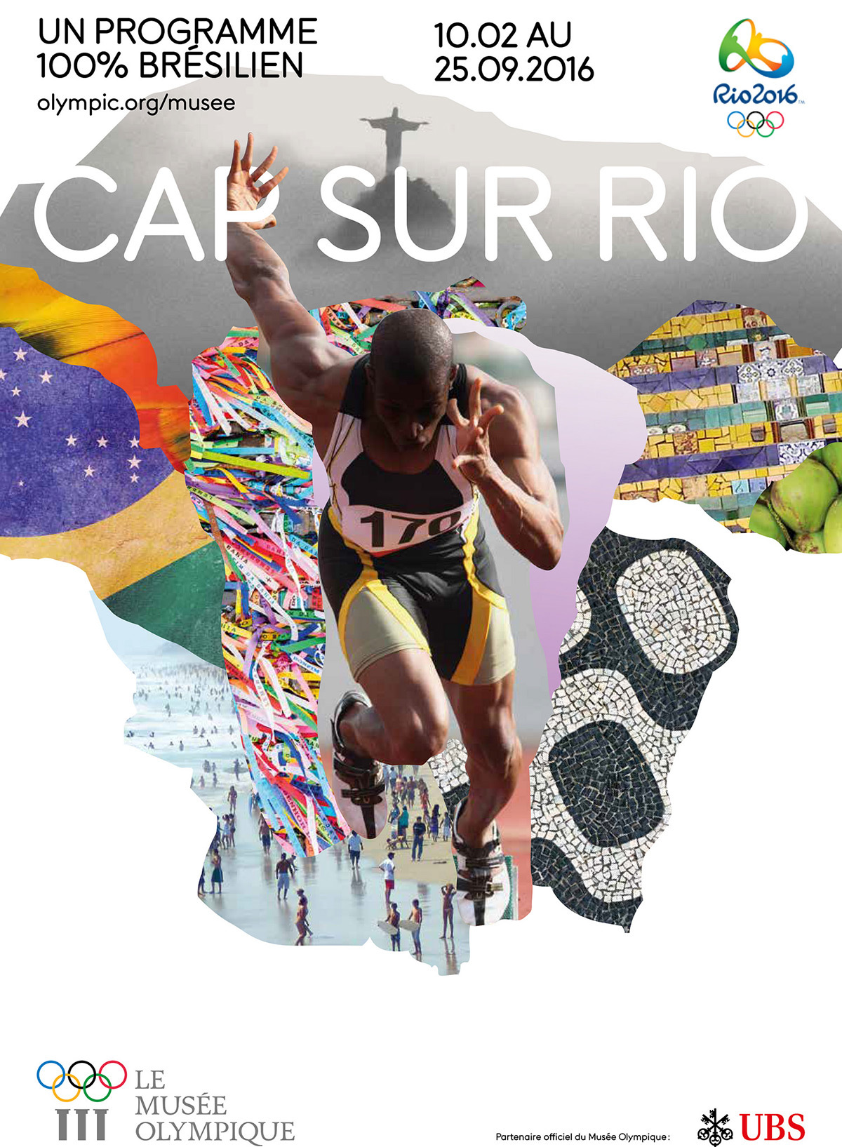 Cap sur Rio - Destination Rio - Affiche exposition 2016 © CIO - C.Moratal - The Olympic Museum