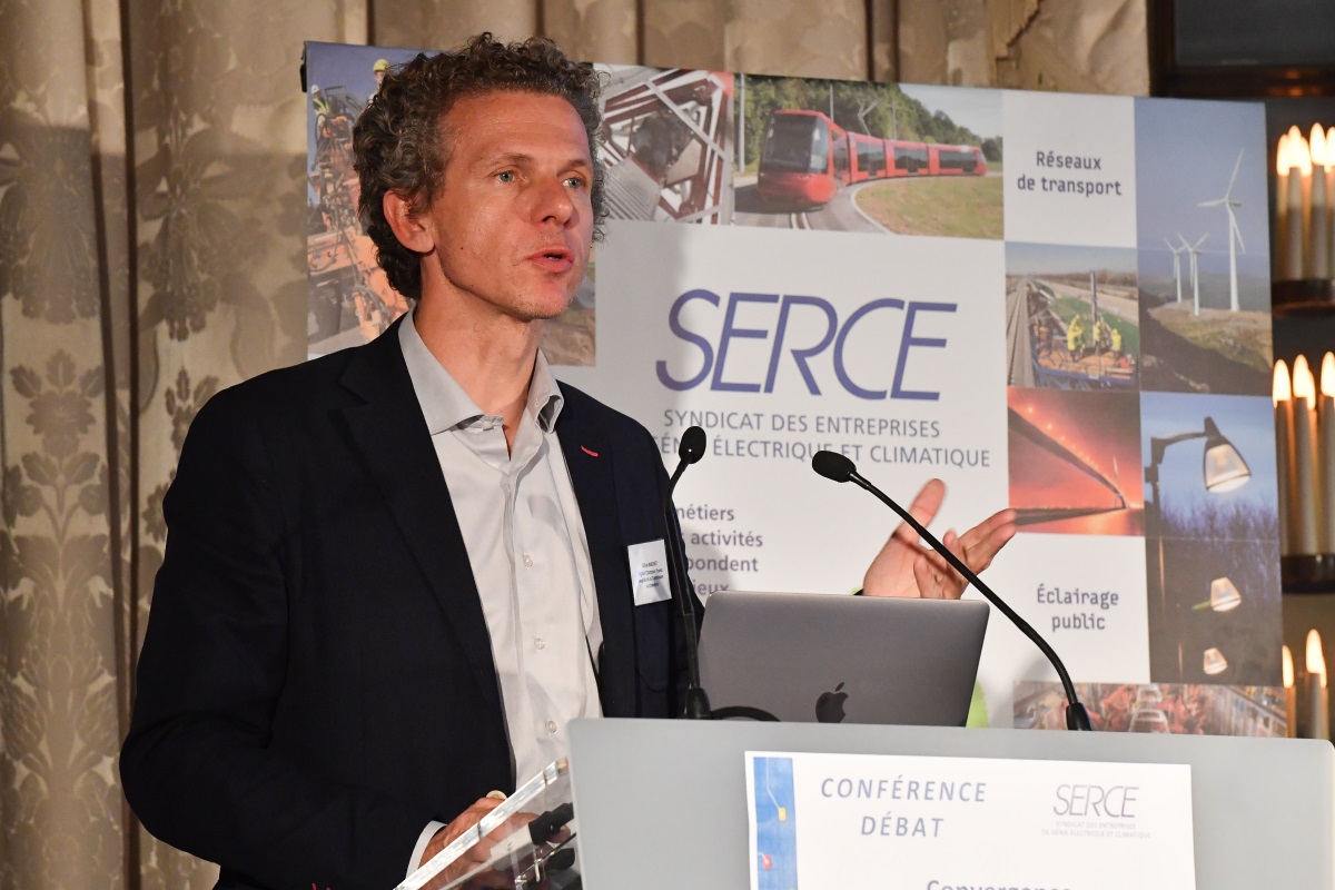 Gilles Babinet lors de la conférence-débat du SERCE © Xavier Granet