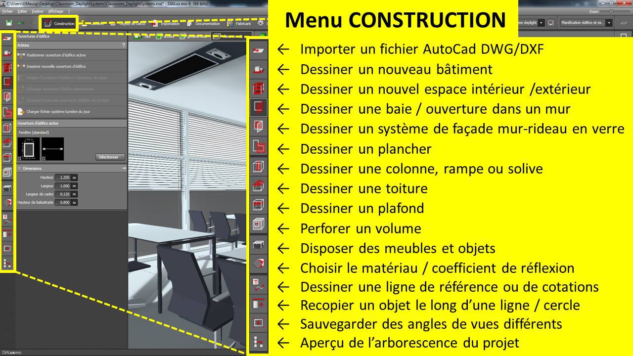 DIALux-evo-6-menu-2-construction-en-francais-Vincent-Laganier-Light-ZOOM-Lumiere