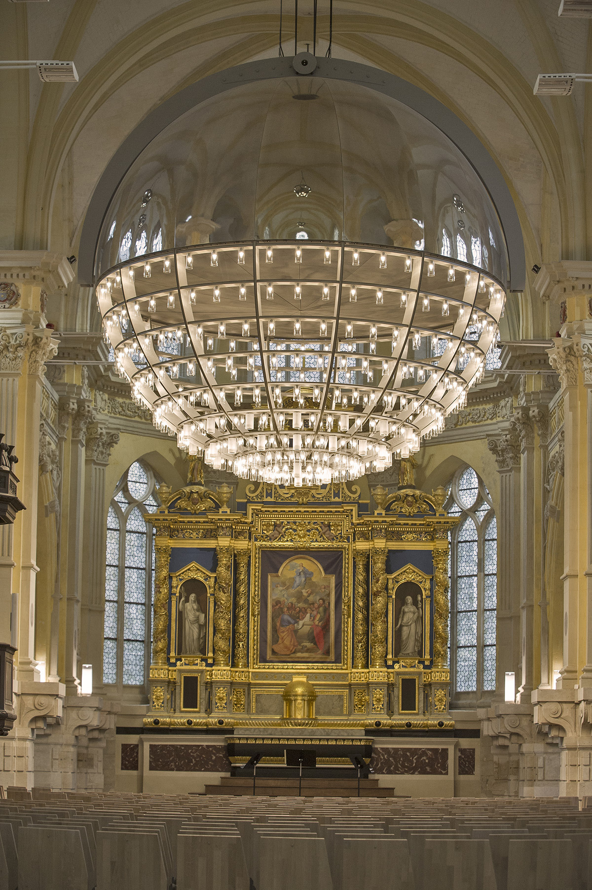Chapelle Corneille - Conception lumière : Wonderfulight © Antoine Guilhem Ducleon