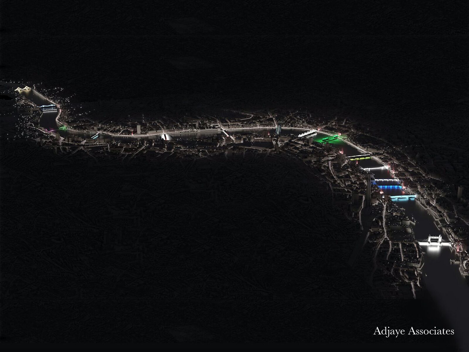 Adjaye & onedotzero - 'Blurring Boundaries' Masterplan, London, UK © MRC and Adjaye Associates