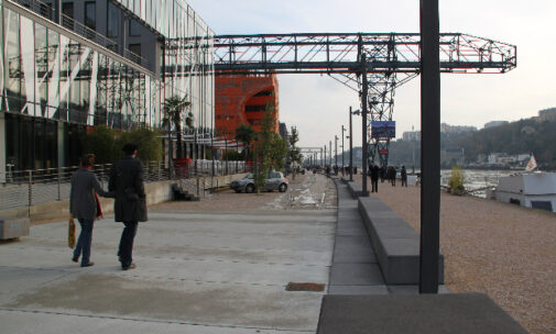 Lyon Confluence, les Espaces Publics du Port Rambaud - LATZ und Partners, Frederic Dellinger (SERALP) - Photo : Vincent Laganier