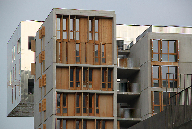 Lyon Confluence, logements Park Islands - Architecte : Clément Vergèly - Photo : Vincent Laganier