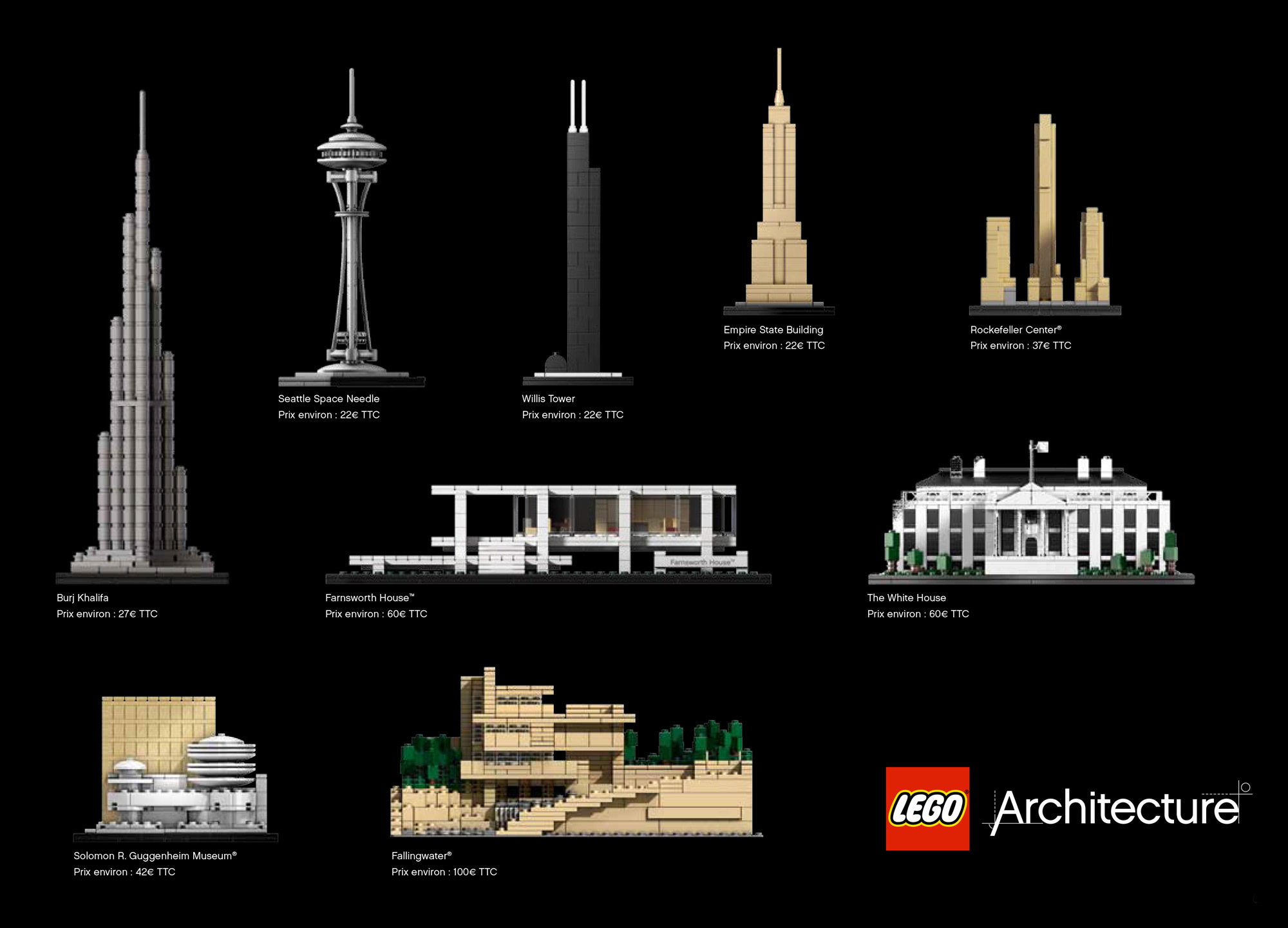 Extrait de la collection : LEGO Architecture