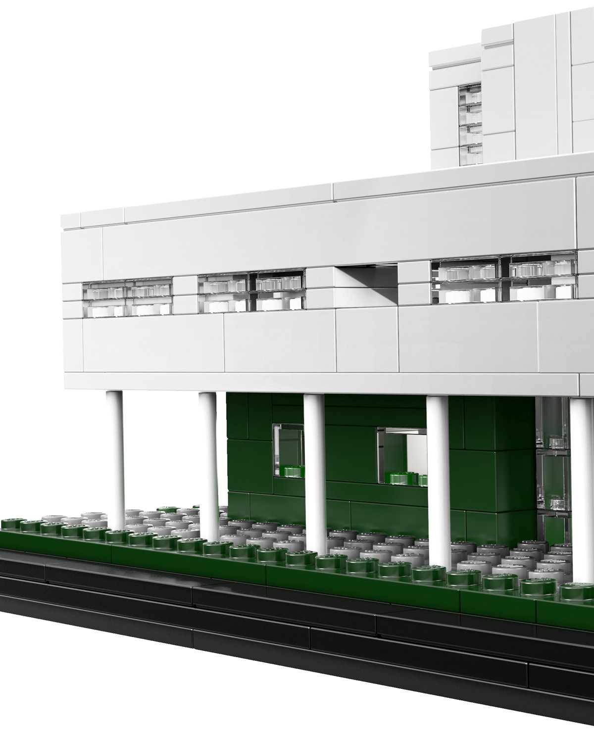 Détail de la maquette, Villa Savoye de Le Corbusier à Poissy, France - Artiste : Michael Hepp - Collection : LEGO Architecture