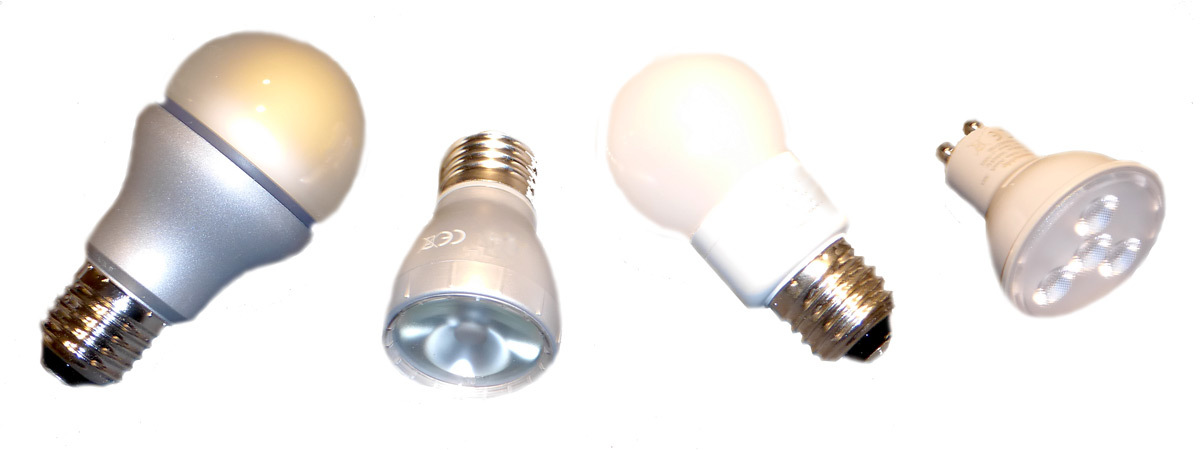 Lampes à verre diffusant et spots à solutions LED