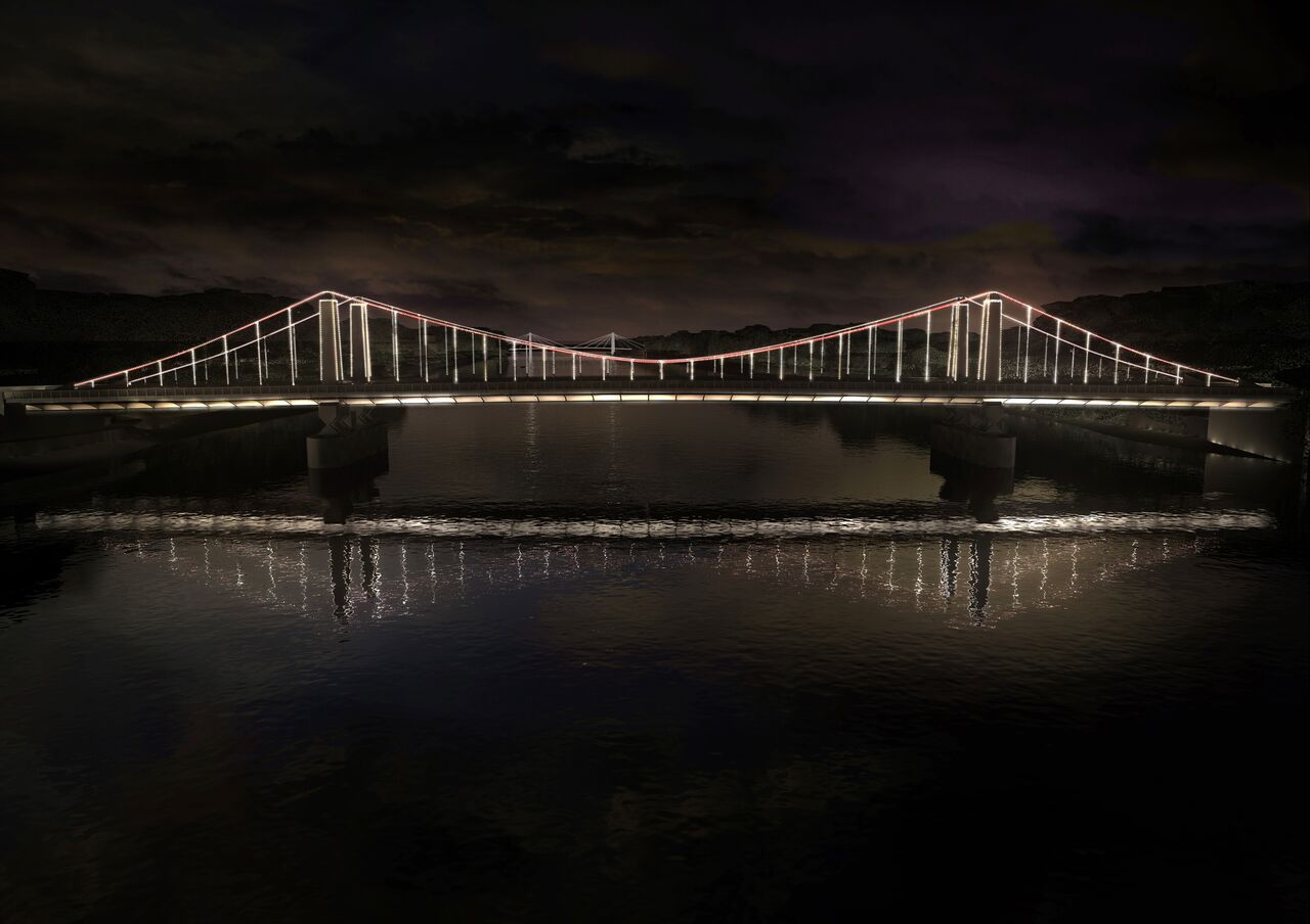 Chelsea Bridge, Londres, UK © MRC and Leo Villareal and Lifschutz Davidson Sandilands