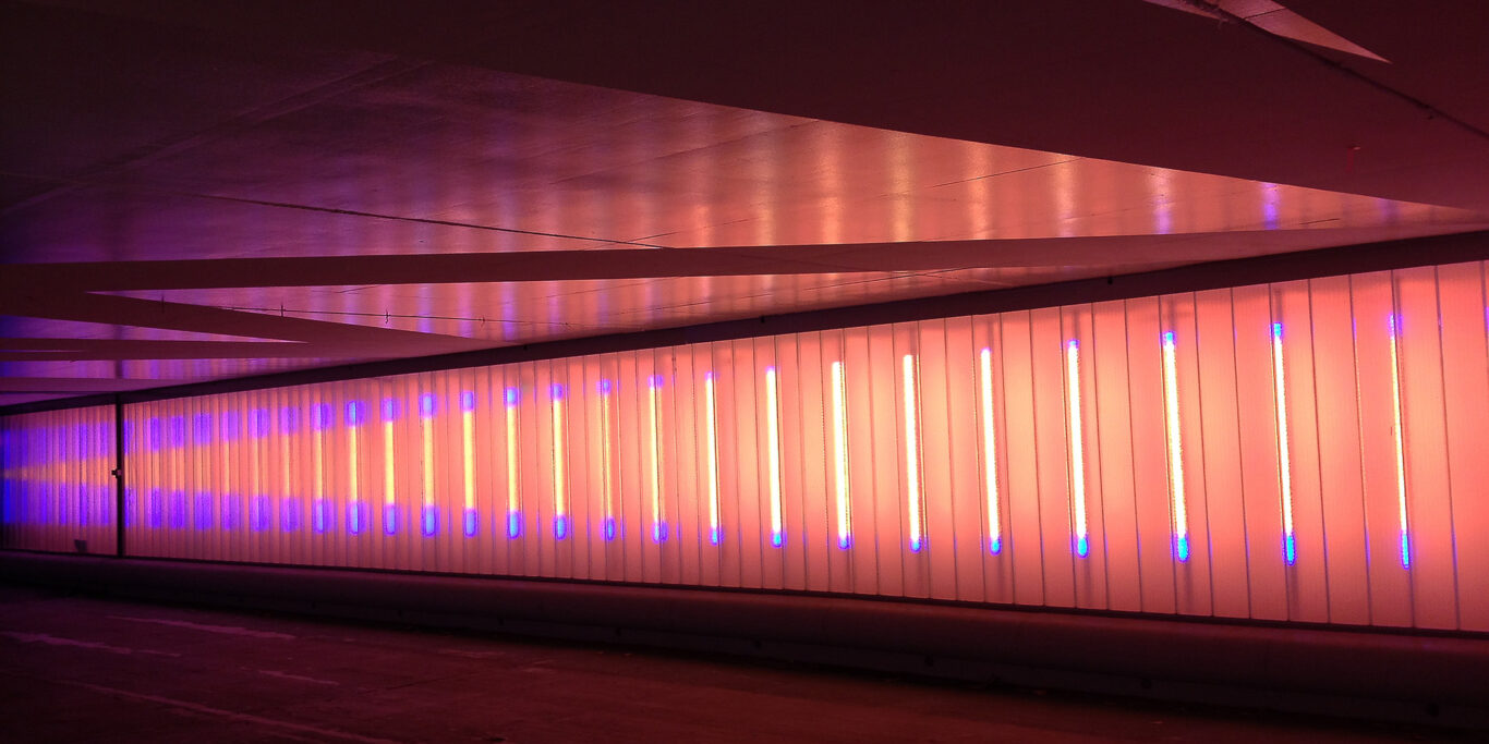 Tunnel Renan, scénographie lumière aux portes de Paris