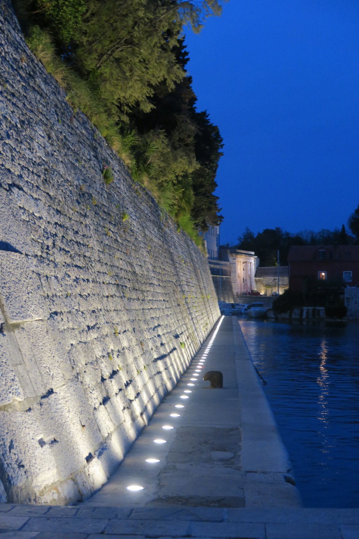 Ambiances nocturnes de la vieille ville de Zadar