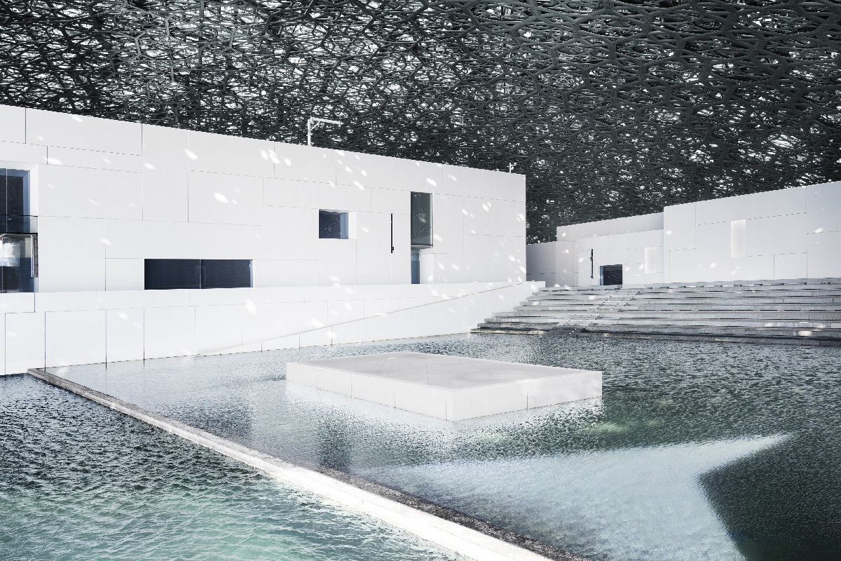 Plaza du Louvre Abu Dhabi sous le dôme - Architectes : Jean Nouvel et Hala Warde