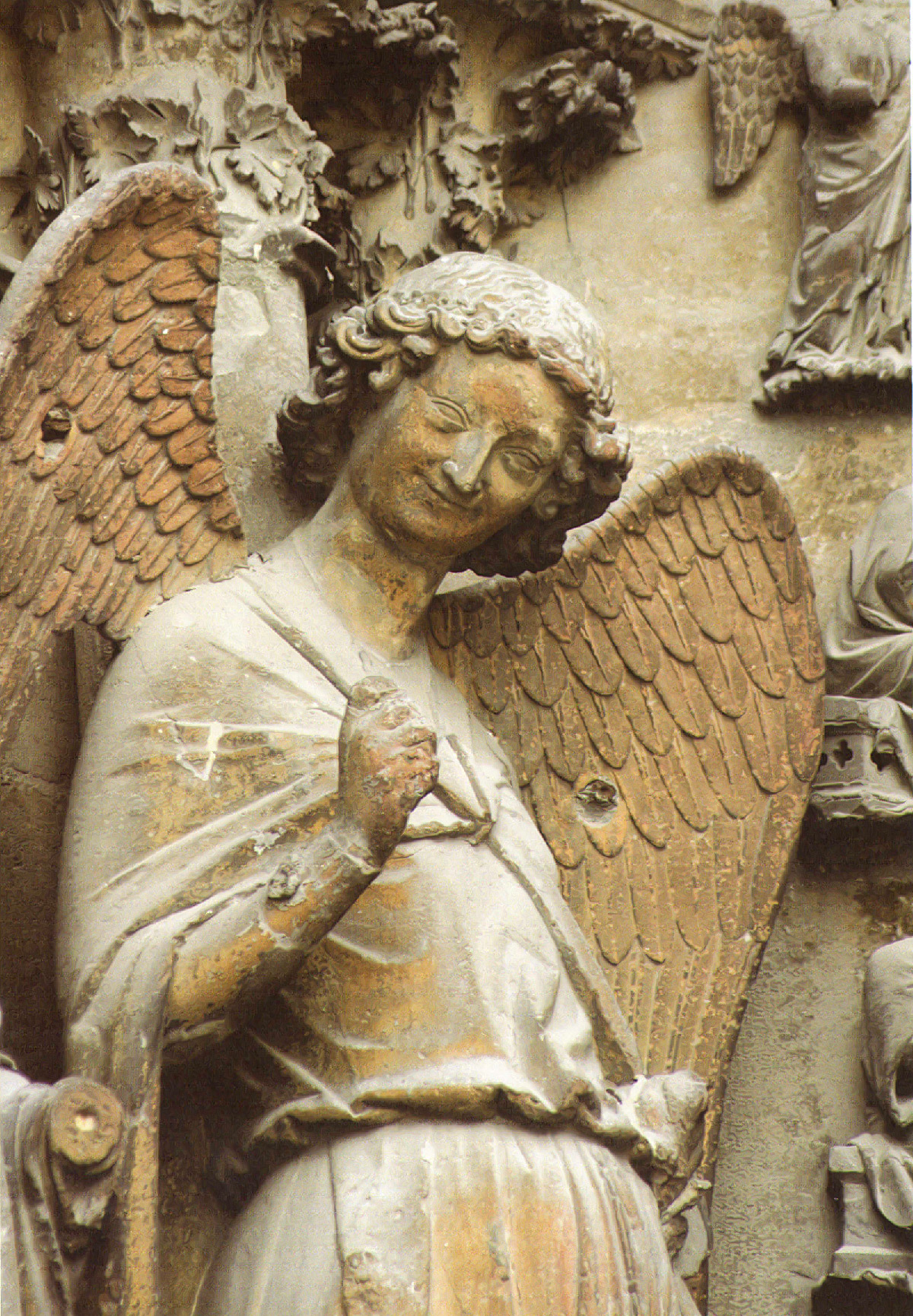 Sculpture d'anges du patrimoine rémois