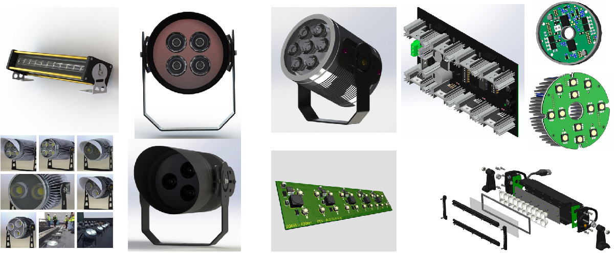 Systèmes d'éclairage LED conçus et développés par Concept Light