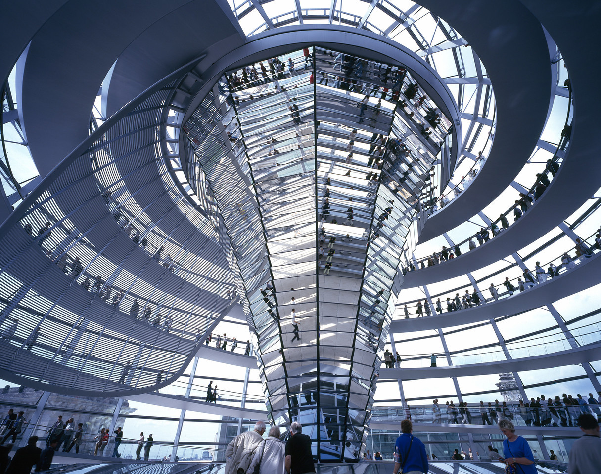 Reichstag de Berlin, architecture de Foster + Partners