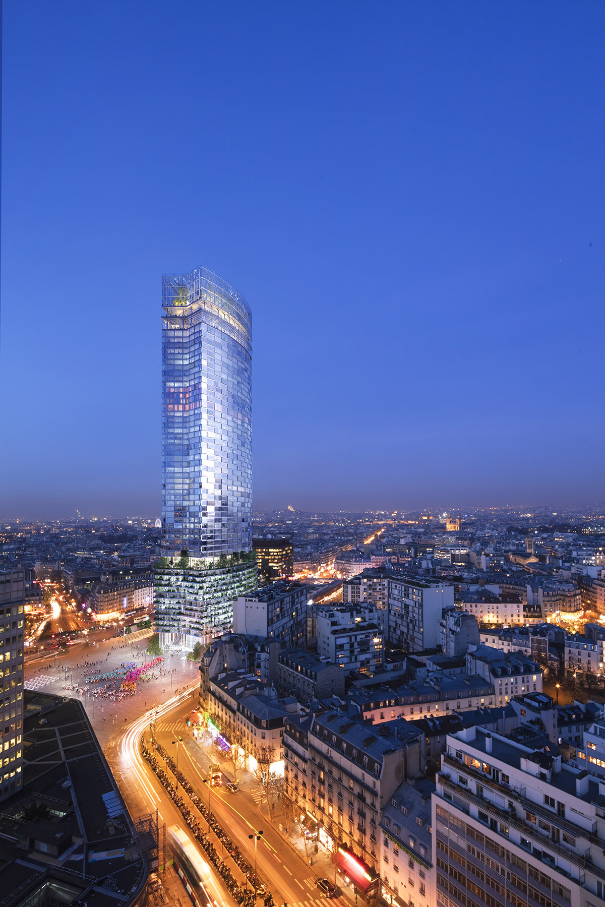 Rénovation de la tour Montparnasse, quel aspect nocturne ? - Light ZOOM