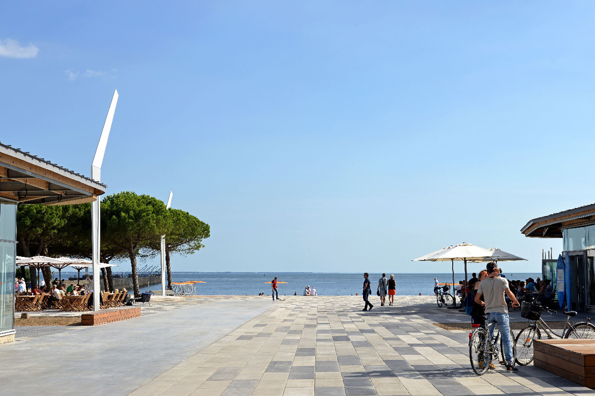 Place du commando, requalification du front de mer, Saint-Nazaire, France - Paysagiste : Phytolab