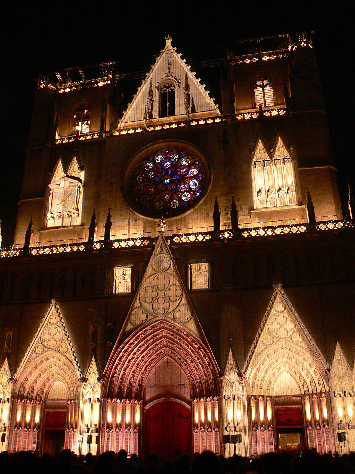 "Saint-Jean en scène", par la Direction de l'éclairage public de la Ville de Lyon - Fête des Lumières 2006