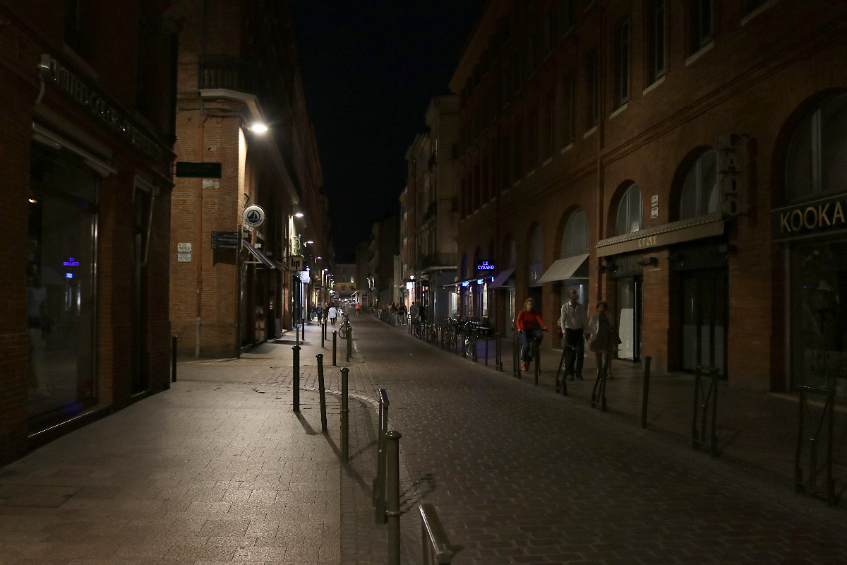 Éclairage public - Rue Saint-Antoine du T, Toulouse