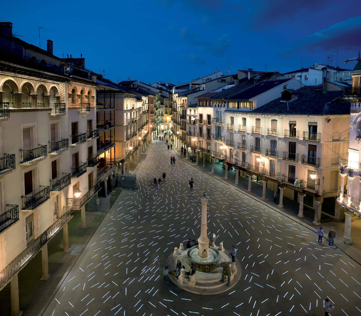 Place Torico, Teruel, Espagne - b720 Arquitectos - Concepteur lumière : Artec3 Studio